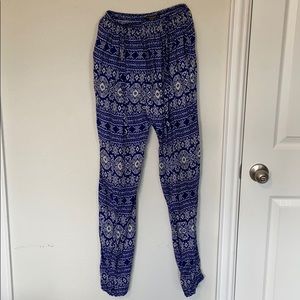 Women/Girls Linen Print Summer pants by Limelight